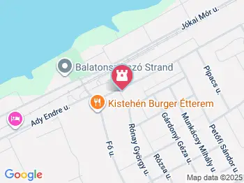 József Attila Emlékház Balatonszárszó a térképen