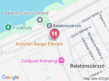 Kistehén Burger Étterem Balatonszárszó a térképen