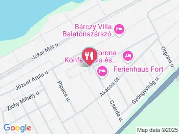 SDG Családi Hotel & Konferencia Központ étterme Balatonszárszó a térképen