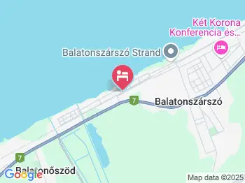 Tieff Apartmanház Balatonszárszó a térképen