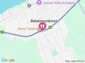 Véndiófa Étterem Balatonszárszó a térképen