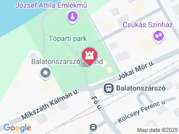 Zenepavilon Balatonszárszó a térképen