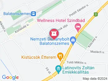 Ancsika Kertmozi és Kultkert Balatonszemes a térképen