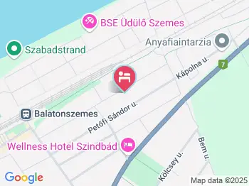 Balatonszemesi Nyaraló Balatonszemes a térképen