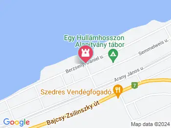 Berzsenyi utcai szabadstrand Balatonszemes a térképen