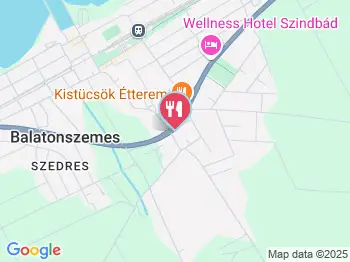 Bujdosó Pincészet Balatonszemes a térképen