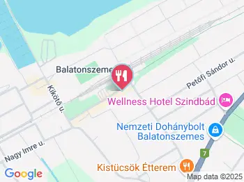 Gely's Grill Balatonszemes a térképen