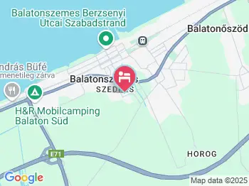 Kálmán Apartman Balatonszemes a térképen