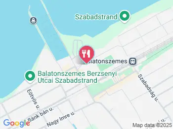 Kikötő Étterem Balatonszemes a térképen
