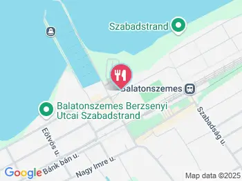 Kishalász Bisztró Balatonszemes a térképen