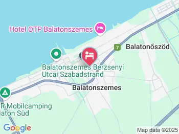 Pavelka Apartman Balatonszemes a térképen