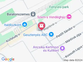 Sóhajok hídja Balatonszemes a térképen