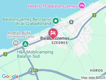 Szeder Ház Balatonszemes a térképen