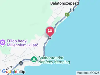 Sir David Balaton Kastély Balatonszepezd a térképen