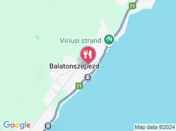 Zsiráf Cukrászda Balatonszepezd a térképen
