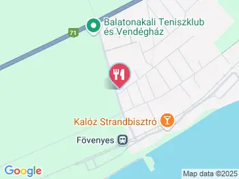 Kalóz Strandbisztró Balatonudvari a térképen