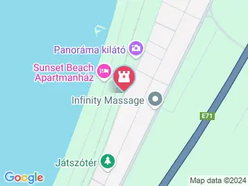 Csók Istvány sétány Balatonvilágos a térképen