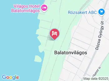 Erzsébet Szálloda Balatonvilágos Balatonvilágos a térképen