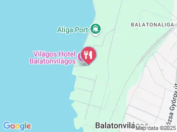Világos Hotel étterme Balatonvilágos a térképen