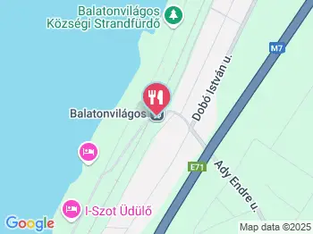 Lokomotív Bistro Balatonvilágos Balatonvilágos a térképen