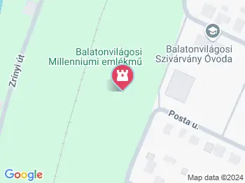 Millenniumi Szent Korona emlékmű Balatonvilágos a térképen