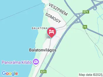 Oázis Apartman Balatonvilágos a térképen