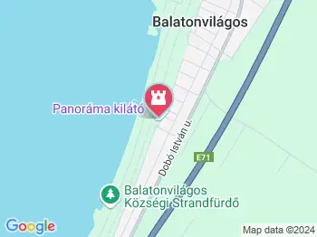 Panoráma-kilátó Balatonvilágos a térképen