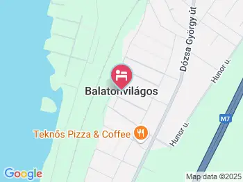 Világos Hotel Balatonvilágos a térképen