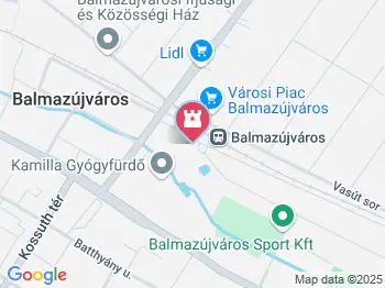 Kamilla Fürdő Balmazújváros a térképen