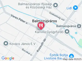 Kerekes Étterem Balmazújváros a térképen