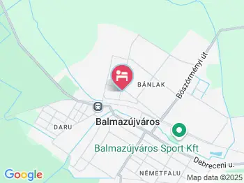 Levendula Vendégház Balmazújváros a térképen