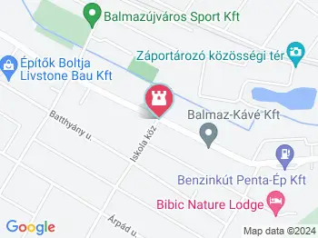 Lourdes-i barlang Balmazújváros a térképen