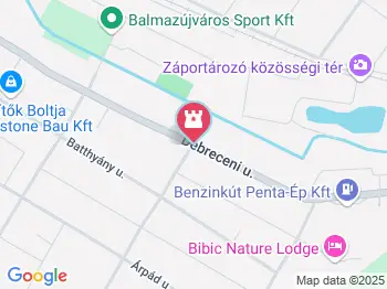 Nepomuki Szent János Balmazújváros a térképen