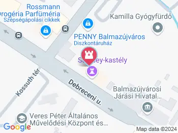 Semsey-kastély Balmazújváros a térképen