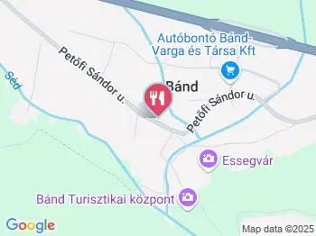 Kakukk Vendéglő Bánd a térképen