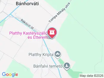 Platthy Kastély Múzeum Bánhorváti a térképen