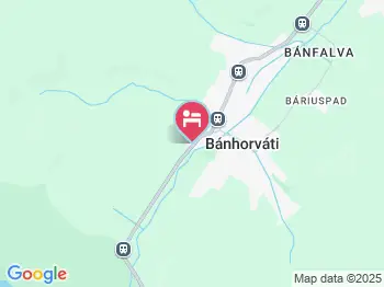 Verébfészek Vendégház Bánhorváti a térképen