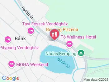Bowling Pizzéria Bánk a térképen