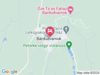 Zöld Oliva Apartman Bárdudvarnok a térképen