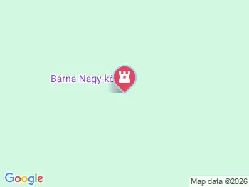 Nagy-kő Bárna a térképen