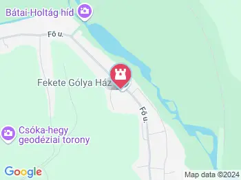 Fekete Gólya Ház Báta a térképen