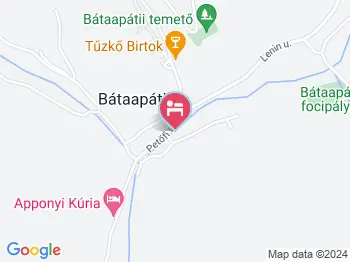 Apponyi Kúria Bátaapáti a térképen