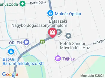 B betű - Egy öngyilkos szerelmes pár története Bátaszék a térképen