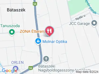 Zona Étterem Bátaszék a térképen
