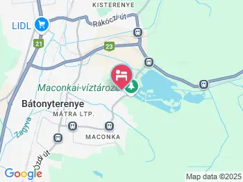 Akácos Vendégház Bátonyterenye a térképen