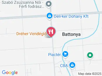 Dreher Söröző Battonya a térképen