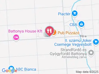Guinness Pub Battonya a térképen