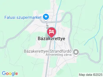Bonne Chance Hotel Bázakerettye a térképen