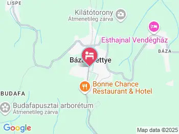 Erdei Szálló Bázakerettye a térképen