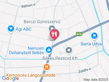 5-ös Büfé & Kocsma Békés a térképen